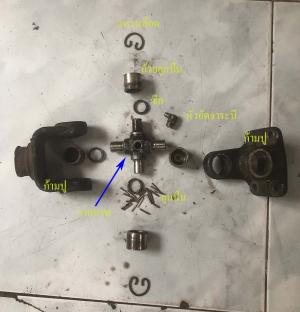 ข้อต่ออ่อน หรือกากบาท รถยนต์(Universal Joints)